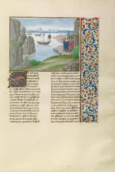 King Charles VI of France in Flanders, c1380s; Chroniques (Book Three), about 1480-1483. Creator: Master of the Getty Froissart