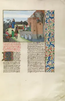 King Charles VI of France Preparing for War with England, c1380s; about 1480-1483. Creator: Master of the Getty Froissart
