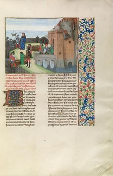 King Charles VI of France Preparing for War with England, c1380s; about 1480-1483. Creator: Master of the Getty Froissart