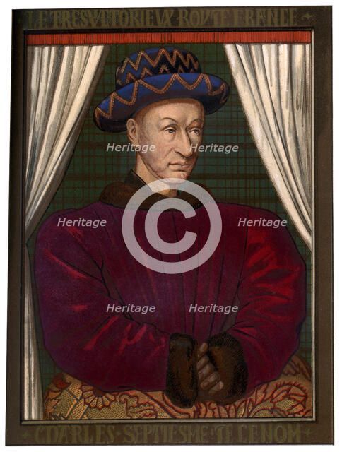 King Charles VII of France (1403-1461), c1445 (1849). Artist: Unknown