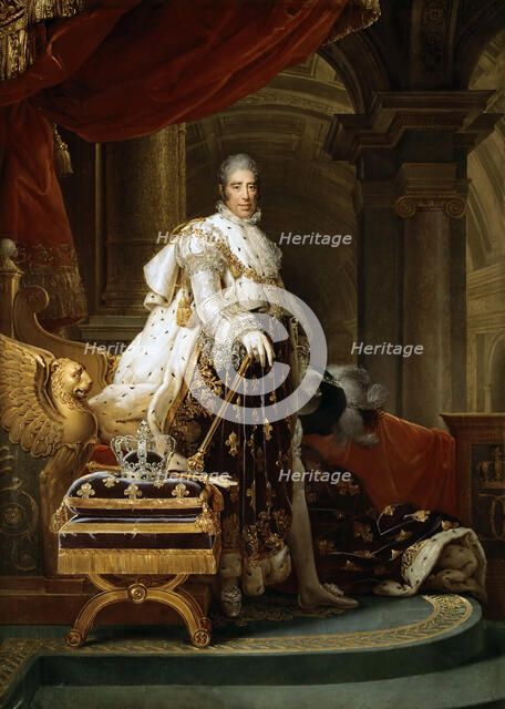 King Charles X of France. Artist: Gérard, François Pascal Simon (1770-1837)