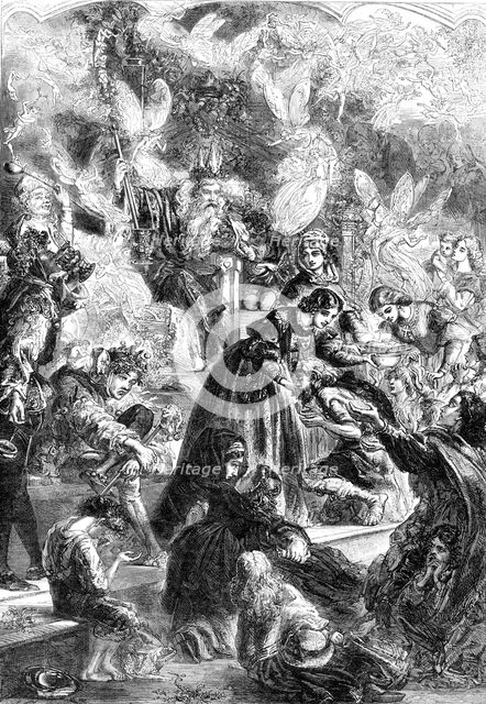 King Cheer - drawn by James Godwin, 1864. Creator: Mason Jackson.