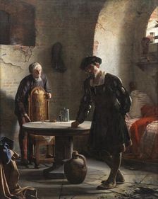 King Christian II in Prison, 1871. Creator: Carl Bloch