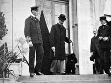 King Christian IX of Denmark (1818-1906) with his grandsons, 1908Artist: Queen Alexandra