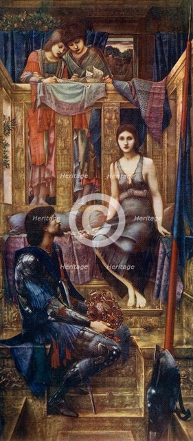 'King Cophetua and the Beggar Maid', 1884, (1912).Artist: Sir Edward Coley Burne-Jones