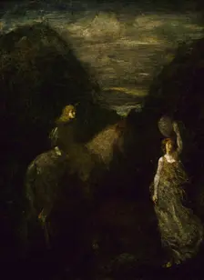 King Cophetua and the Beggar Maid, by 1906 or 1907. Creator: Albert Pinkham Ryder