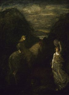 King Cophetua and the Beggar Maid, by 1906 or 1907. Creator: Albert Pinkham Ryder