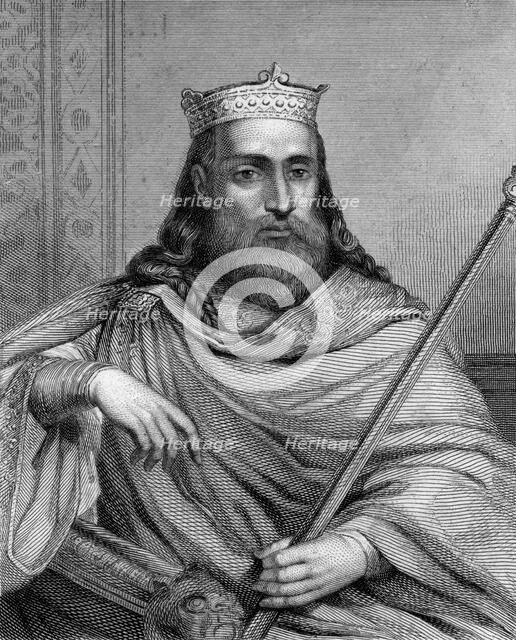 King Clotaire I of the Franks, (19th century).Artist: Weber