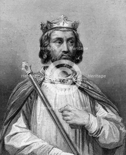 King Clotaire III of the Franks, (19th century).Artist: Blanchard