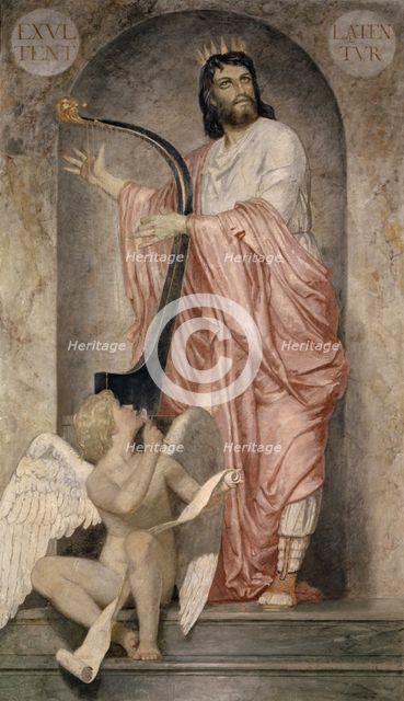 King David, 1868. Creator: Arnold Bocklin.