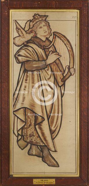King David, 1863. Creator: Sir Edward Coley Burne-Jones.