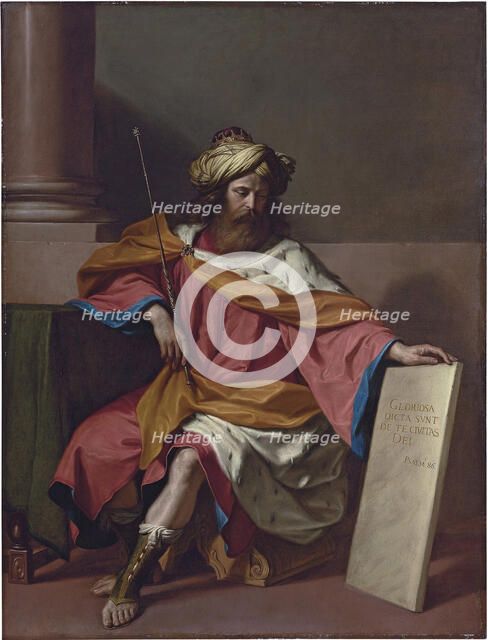 King David. Artist: Guercino (1591-1666)