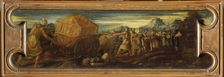King David bearing the Ark of the Covenant into Jerusalem. Creator: Tintoretto, Jacopo (1518-1594)