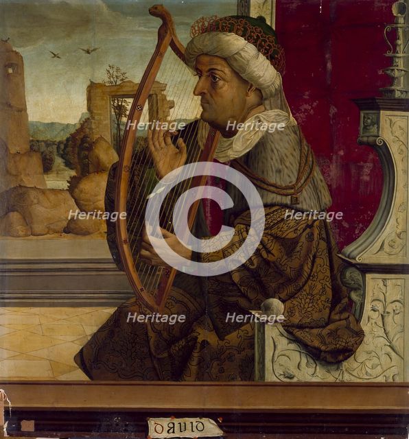King David, c. 1525. Artist: Maestro de Becerril (active Early 16th-century)