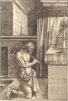 King David Doing Penance, 1510. Creator: Albrecht Durer