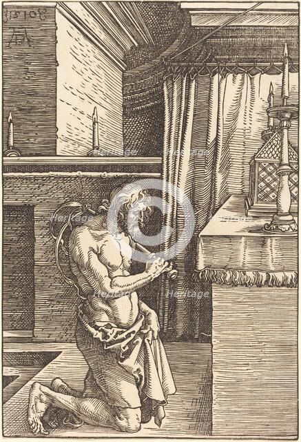 King David Doing Penance, 1510. Creator: Albrecht Durer.