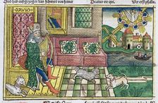 King David playing the lyre