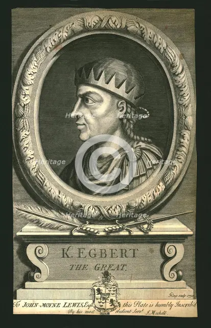 King Egbert The Great, (1732). Artist: G King.