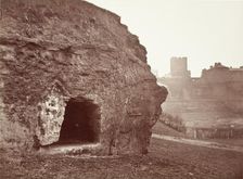 King Edgar's Cave, Chester, Printed 1866. Creator: Augustus Kelham