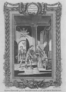 King Edgar's first Interview with Queen Elfrida c1787