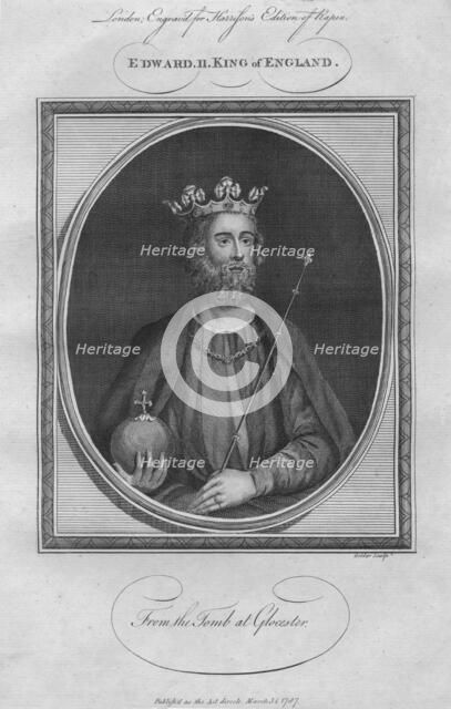 King Edward II, 1787.  Artist: Anon.