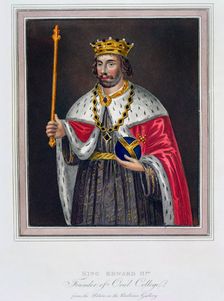 King Edward II, Founder of Oriel College 19th century. Creator: Unknown