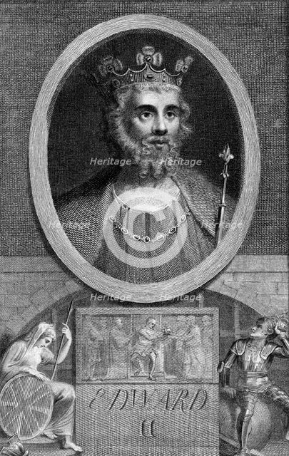 King Edward II of England, (1284-1327). Artist: Unknown