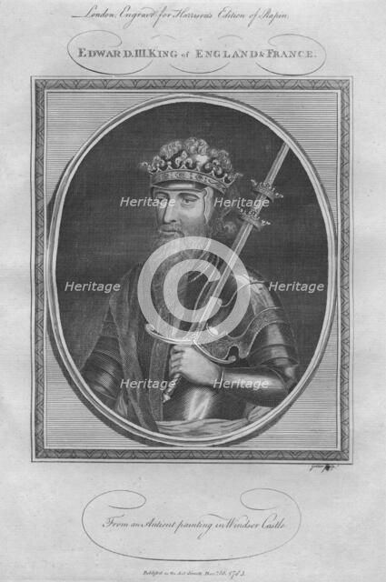 King Edward III, 1785.  Artist: Anon.