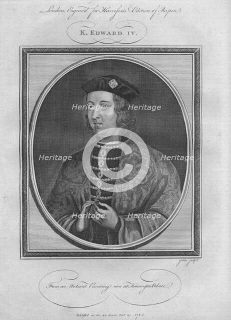 King Edward IV, 1785.  Artist: Anon.