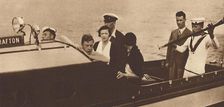 King Edward Returning to His Yacht from the Island of Rab 1937