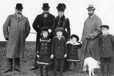 King Edward, the Kaiser, Queen Alexandra and King George, c1903 (1935)