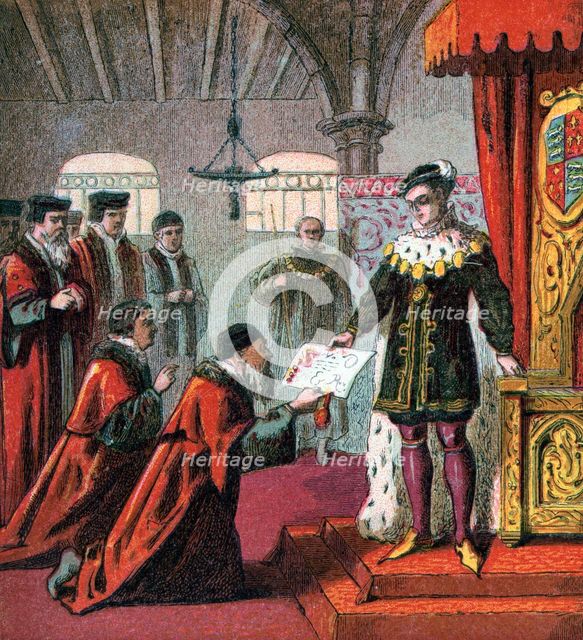 'King Edward The Sixth', 1547, (c1850). Artist: Unknown