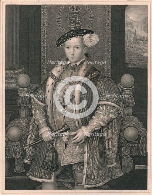'King Edward The Sixth', (early-mid 19th century).  Creators: Henry Thomas Ryall, Unknown.