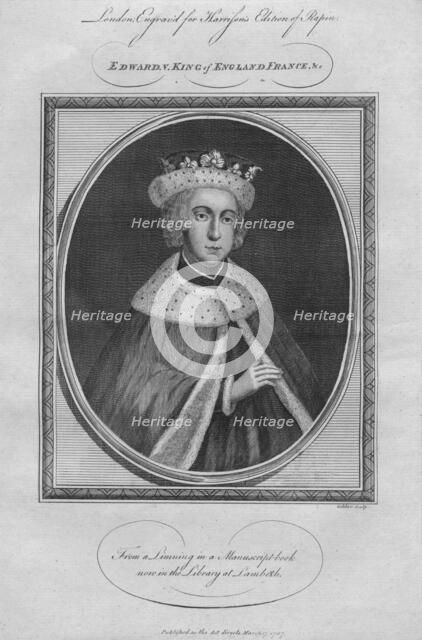 King Edward V, 1787.  Artist: Anon.