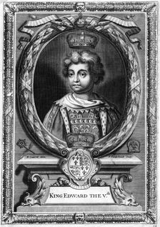 King Edward V of England, (1470-1483).Artist: P Vanderbanck