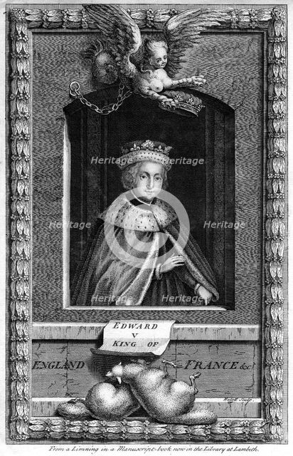 King Edward V of England, (18th century).Artist: James Hulett