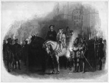 King Edward VI and Edward Seymour, Duke of Somerset, Hampton Court, 19th century