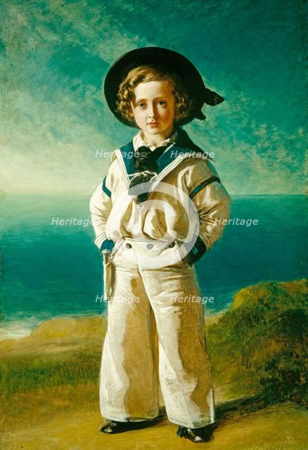 King Edward VII (1841-1910), when Albert Edward, Prince of Wales, 1846. Artist: Winterhalter, Franz Xavier (1805-1873)