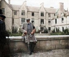 King Edward VII (1841-1910) at Balmoral, Scotland, 1908. Creator: Queen Alexandra