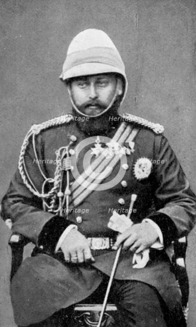 King Edward VII of the United Kingdom in military uniform, (1910). Artist: Unknown