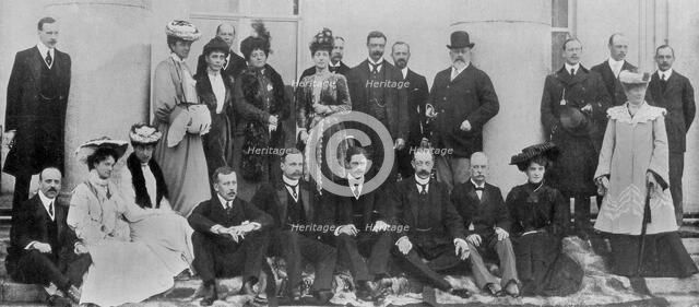 King Edward VII on a royal visit to Ireland, 1902-1905 (1910). Artist: Unknown