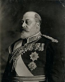 King Edward VII, (Albert Edward, 1841-1910), 1904. Artist: Valentine & Sons Ltd