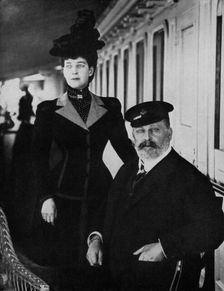 King Edward VII and Queen Alexandra at Cowes, Isle of Wight, August 1909 (1964)