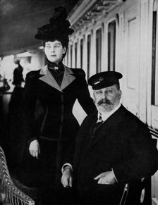 King Edward VII and Queen Alexandra at Cowes, Isle of Wight, August 1909 (1964)