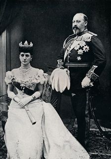 King Edward VII and Queen Alexandra, c1902 (1911). Creator: WS Stuart