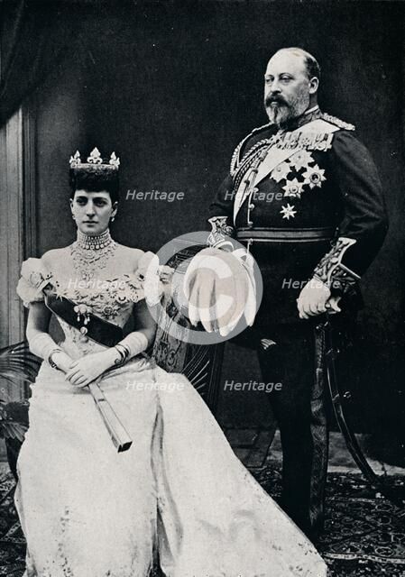 King Edward VII and Queen Alexandra, c1902 (1911). Creator: WS Stuart.
