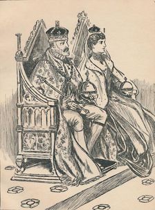 King Edward VII and Queen Alexandra c1907