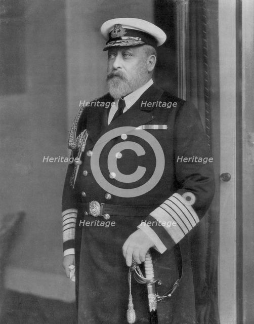 'King Edward VII, as a Yachtsman', 1910. Artist: Unknown