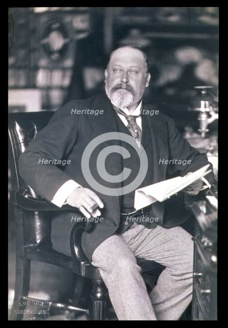 King Edward VII, c1902-1905. Creator: W&D Downey.