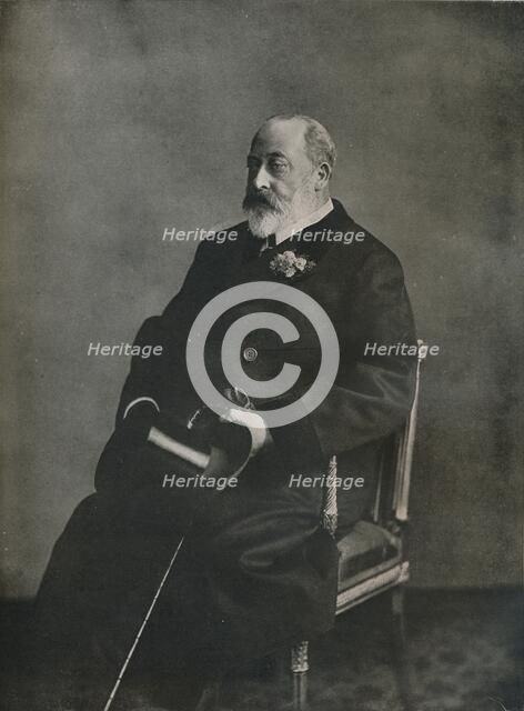 King Edward VII in private life, c1903 (1911). Creator: WS Stuart.